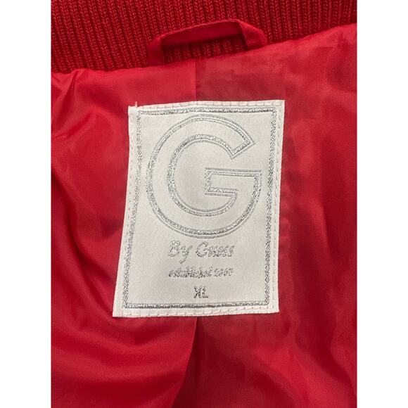 G by Guess Coat Red XL Belted Wool Blend - Picture 4 of 12